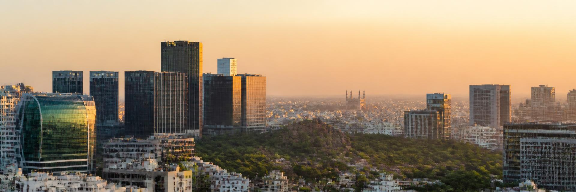 Hyderabad skyline