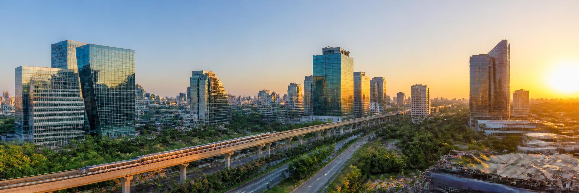 Gurugram skyline