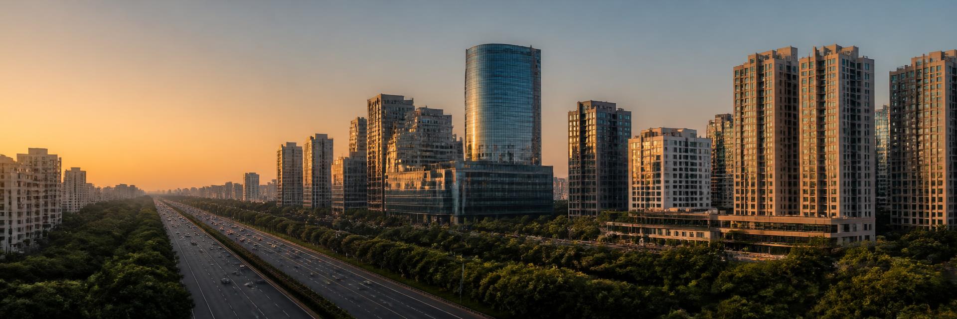Noida skyline